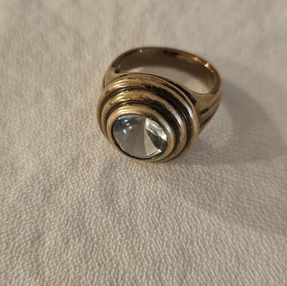 Green Amethyst In Copper setting